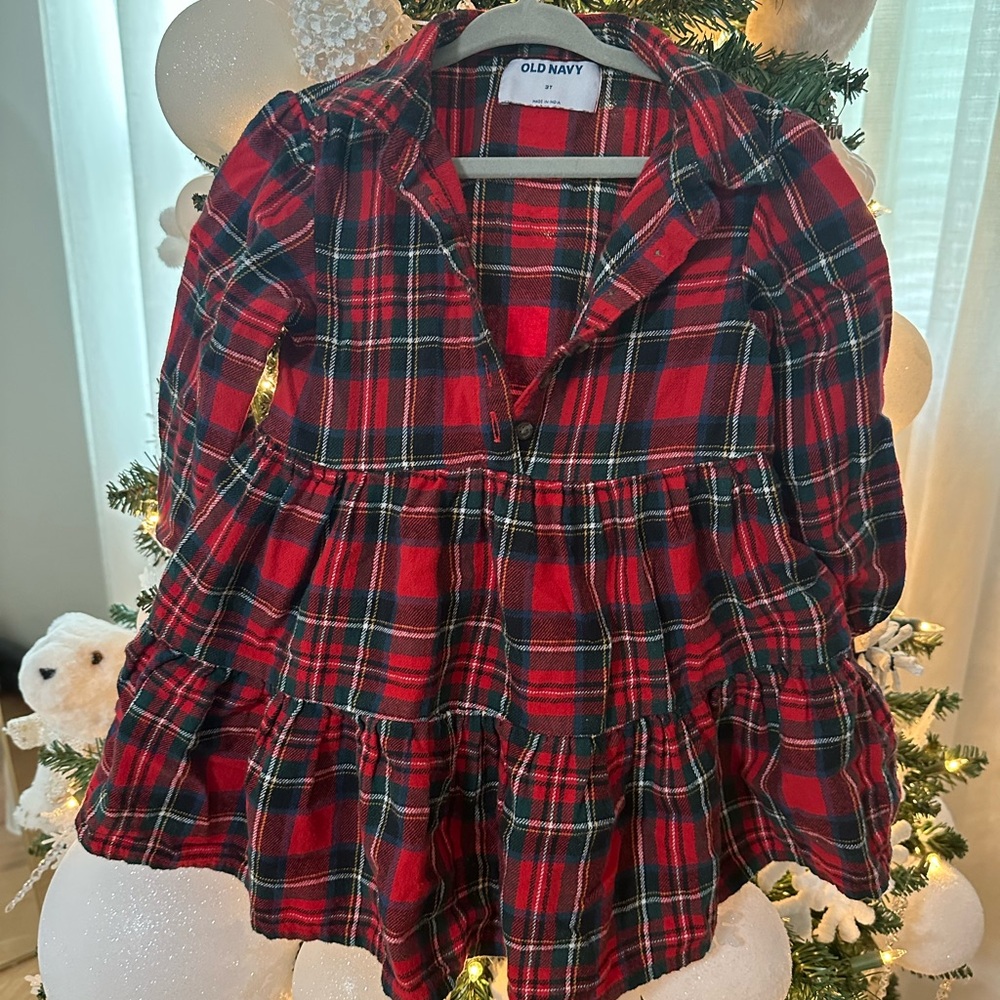 beautiful dress holiday sizes 2T like new